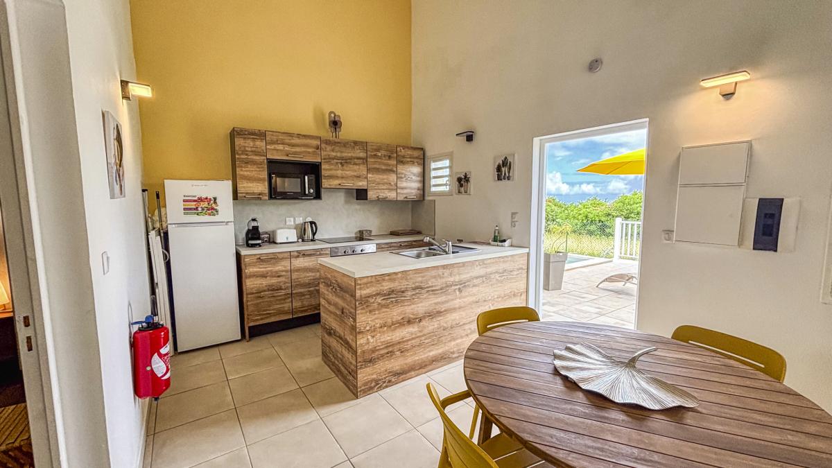 5.Location villa piscine Marie Galante Guadeloupe_Pièce de vie